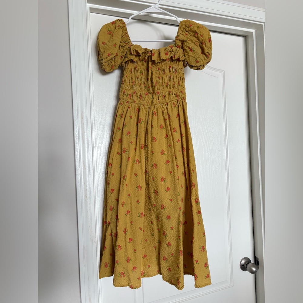Yellow Floral Dress